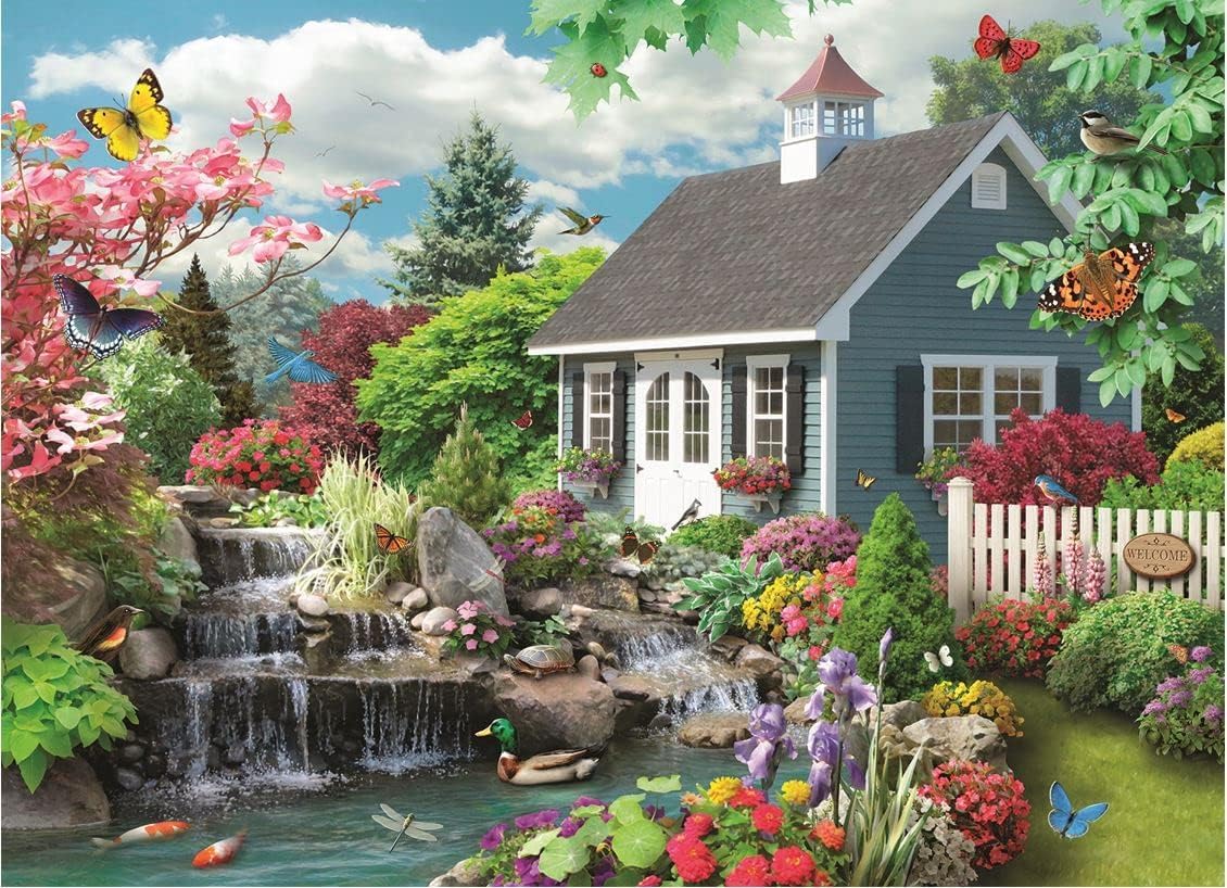 Bits and Pieces - 3000 Piece Jigsaw Puzzle for Adults 81 cm x 114 cm - Dream Landscape - 3000 pc Outdoor Nature Scene Jigsaw by Artist Alan Giana