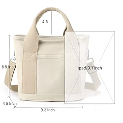 Small Cute Canvas Tote Crossbody Shoulder Bag