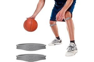 HJZHII 2PCS Latex Patellar Tendon Knee Strap, Anti Slip Knee Support Knee Brace Patellar Tendon Support Strap Knee Band for Basketball Running Jumping Tennis Volleyball Football Sport (Grey)