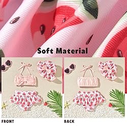 18-24 Months Infant Baby Girls Swimsuit Watermelon