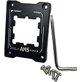 AM5 CPU Contact Frame Anti-Bending Holder for A620-X870E Series Motherboard | Aluminum alloy, prevents CPU bending with even pressure, improves cooler contact, non-marking install, for AM5 motherboards