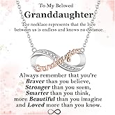 EPVIDO Teen Girl Gifts Infinity Necklace Women Jewelry Christmas Birthday Anniversary Stocking Stuff