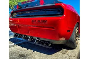 Authority Motorsport Original Rear Diffuser Kit V2 5 Piece V2 SXT SRT RT Hellcat 2009-2014 *** Made in The USA ***