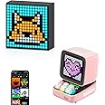 Divoom TimeBox Evo and ditoo pro - Pixel Art Bluetooth Speaker with 16x16 LED Display APP Control - Cool Animation Frame & Gaming Room Setup & Bedside Alarm Clock- Black