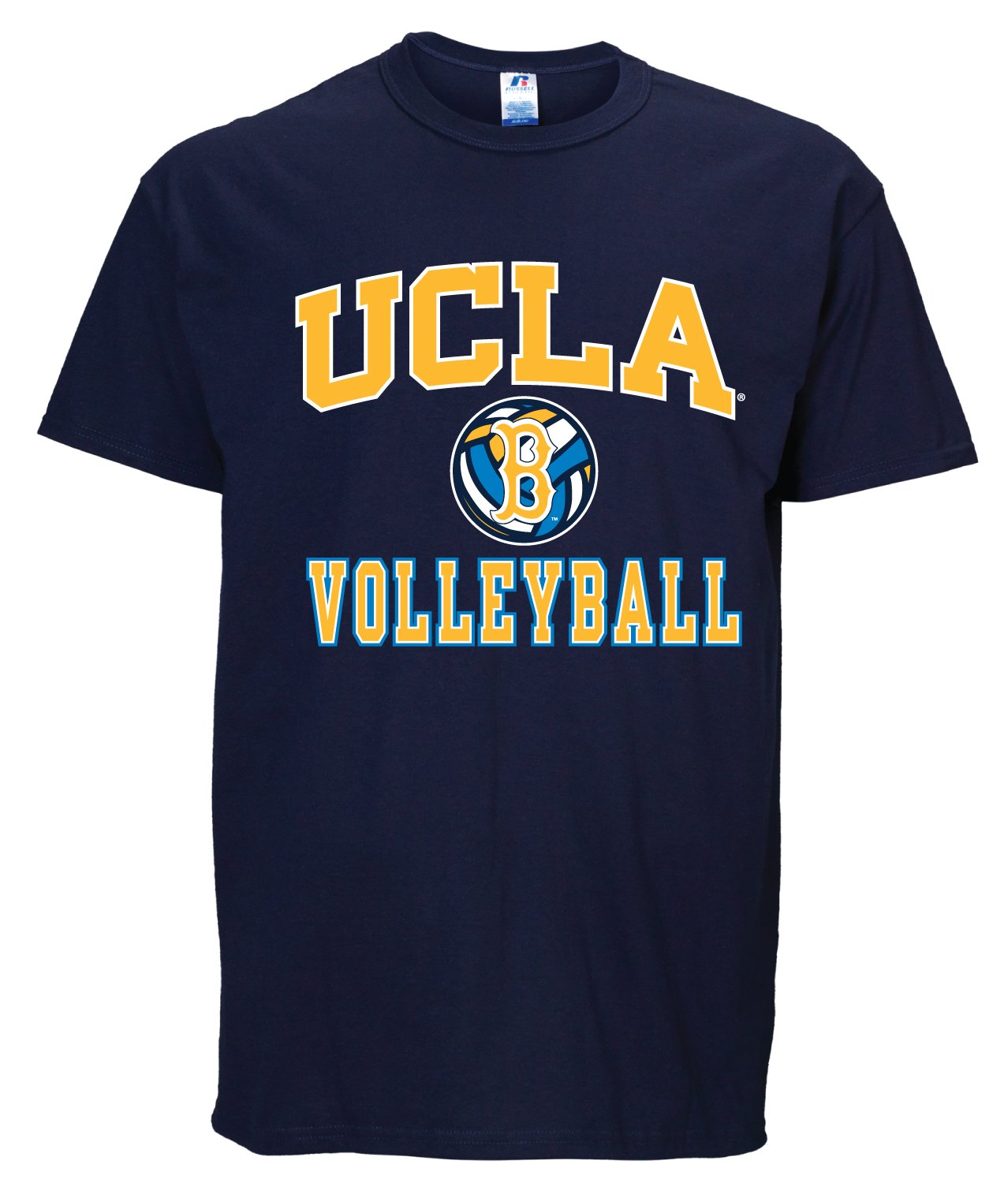 Russell Athletic S Basic T Blue Ucla Volleyball 5129 Pilihax