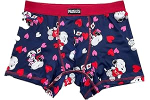 Bioworld Peanuts Snoopy XO Hearts Boxer Briefs