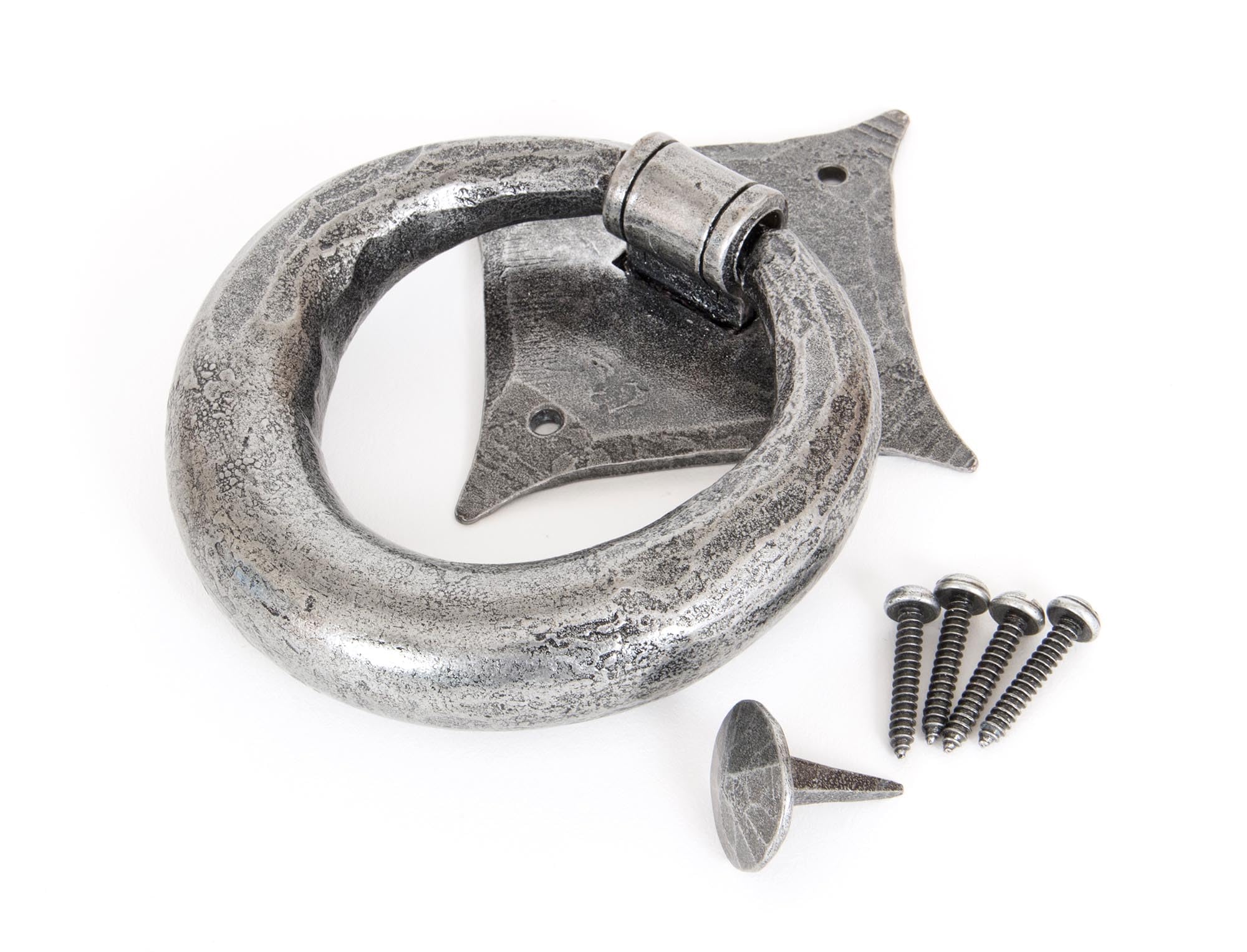 From The Anvil Pewter Ring Door Knocker