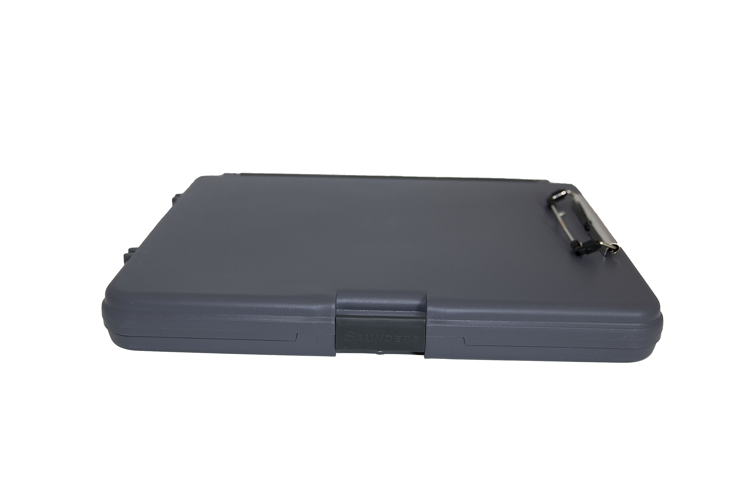 Locking Storage Plastic Clipboard Hard Black Solid Briefcase Case Paper Vaultz eBay