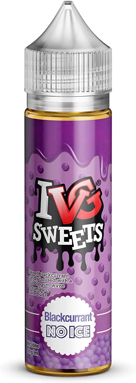 I VG - Blackcurrant No Ice 0mg 50ml Shortfill