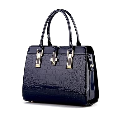 blue colour handbags