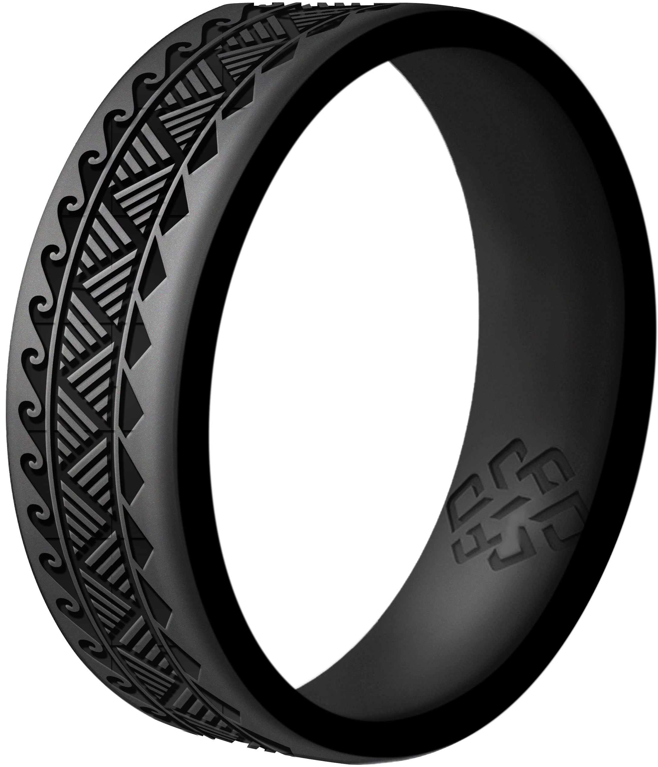 Knot Theory Warrior of Strength Silicone Ring in