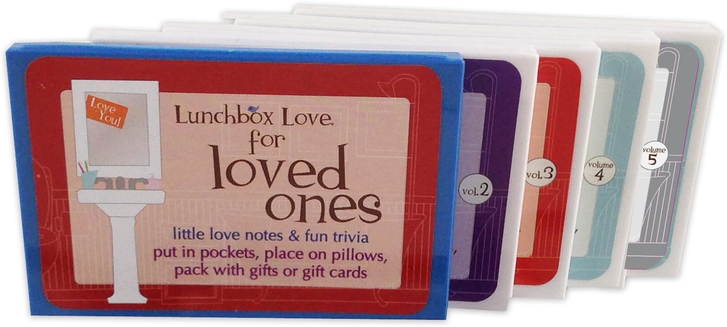 Lunchbox Love for Loved Ones Set (5 Volumes)--60 Unique Cards to say "I love you!"