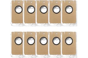 HUIZHEN 10 Packs Dust Bgas for Ionvac SmartClean V4 Self Emptying Robot Vacuum Cleaner Replacement 10 Vacuum Bags