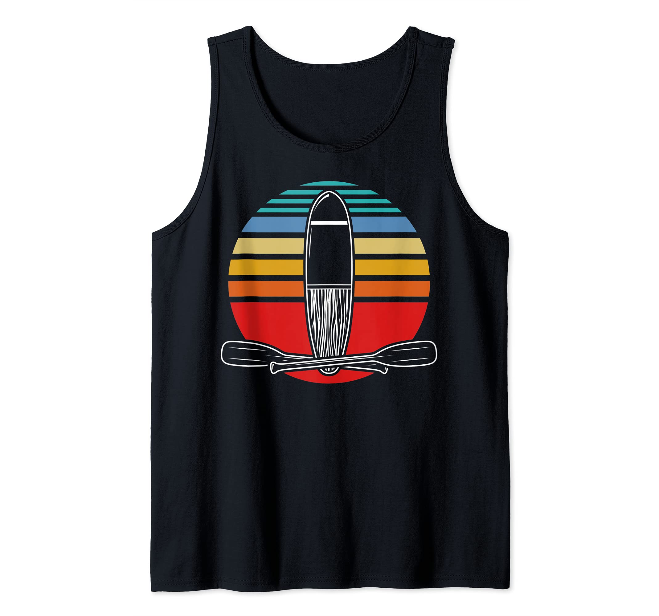 Retro Paddleboard Outdoor Sport SUP Stand Up Paddling Tank Top