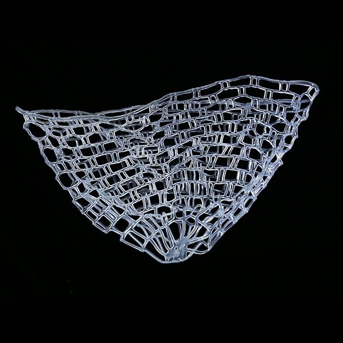 Outdoor Fly Fishing Landing Net Clear Rubber Replacement Mesh Bag, Nets
