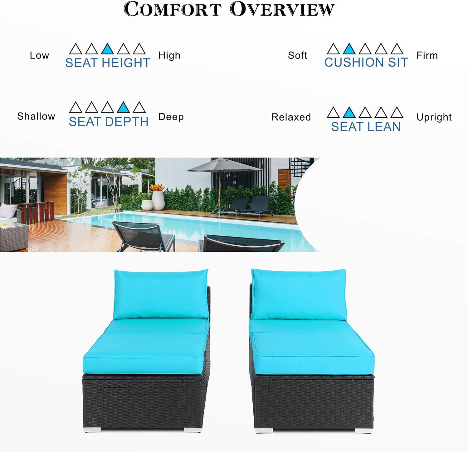 Shintenchi TK5, patio-conversation-sets, With Arm, Khaki : Garden & Outdoor