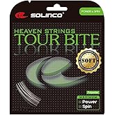 Solinco Tour Bite Soft (16-1.30mm) Tennis String (Silver)