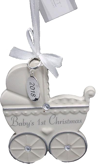 baby carriage ornament