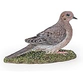Hi-Line Gift Various Bird on Stump Statues (Mourning Dove), Multi Colors