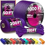 TECEUM Paracord Type IV 750 lb Indigo – 1000 ft