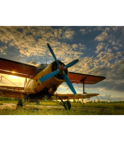 Yeele Vintage Flugzeug Hintergrund – Vinyl, 3x2,4m – Für Fotoshootings, Studio, Party-Deko
