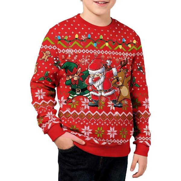 Ugly Christmas Sweater Dinosaur