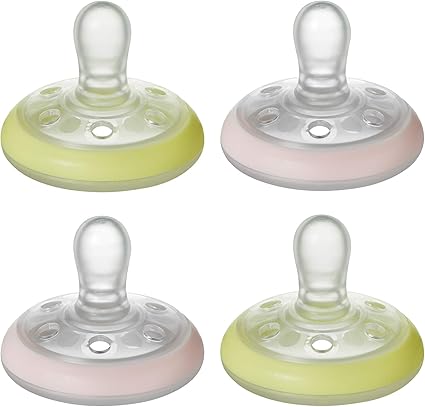 tommee tippee breast like soother pink