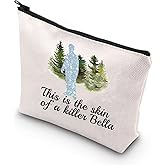 WCGXKO Movie Show Inspired Gift This Is The Skin Of A Killer Bella Zipper Pouch Makeup Bag for Fans (This is the skin)