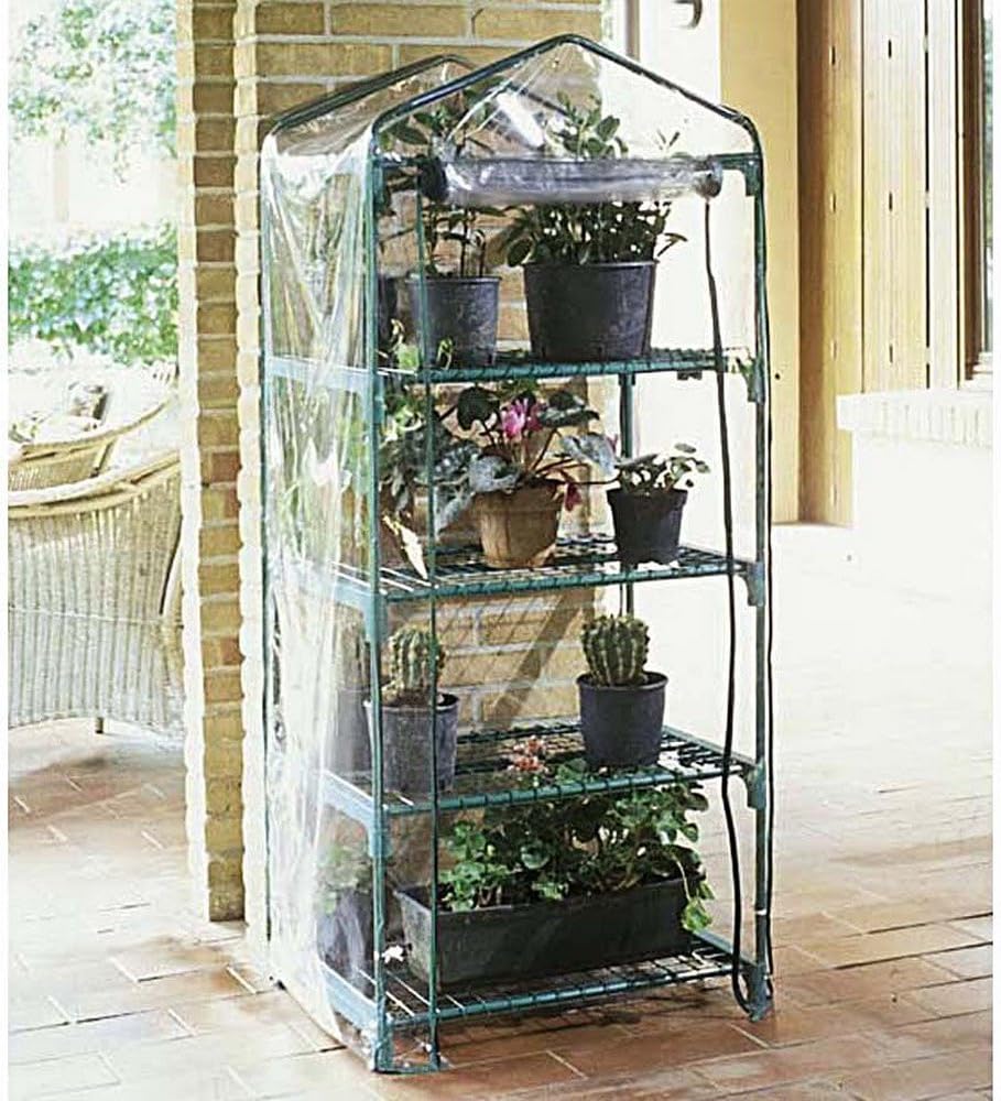 Verdemax2494 70 x 50 x 158 cm 4 Shelves Azalea Greenhouse