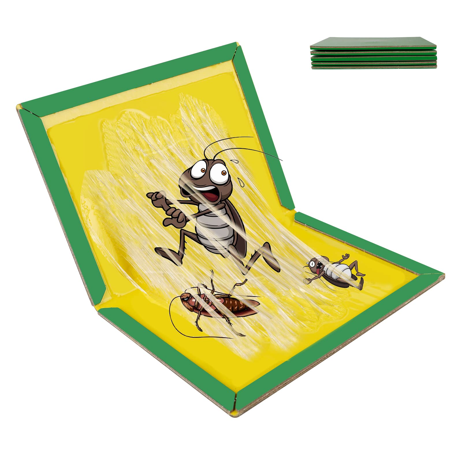 colpart 5Pack丨Glue Trap Sticky Pads Traps Boards strong Stickiness ousehold Pest Sticky Boards strong for Indoor Home