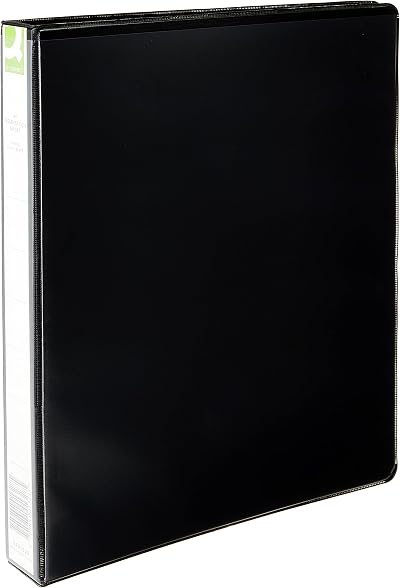 Q-Connect Presentation 25mm 4D Ring Binder A4 Black KF01328
