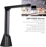 Hoopoocolor V510 5MP USB Document Camera Scanner Color BW Grayscale A4 view 3