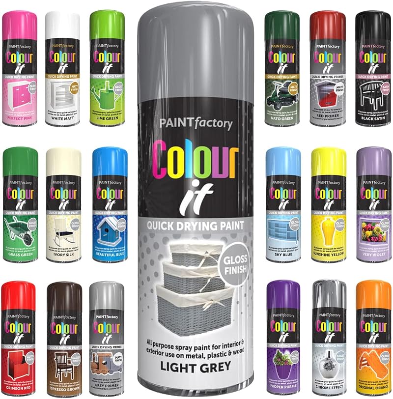 Classic Signature All Purpose Light Grey Aerosol Spray 400ml Quick Drying
