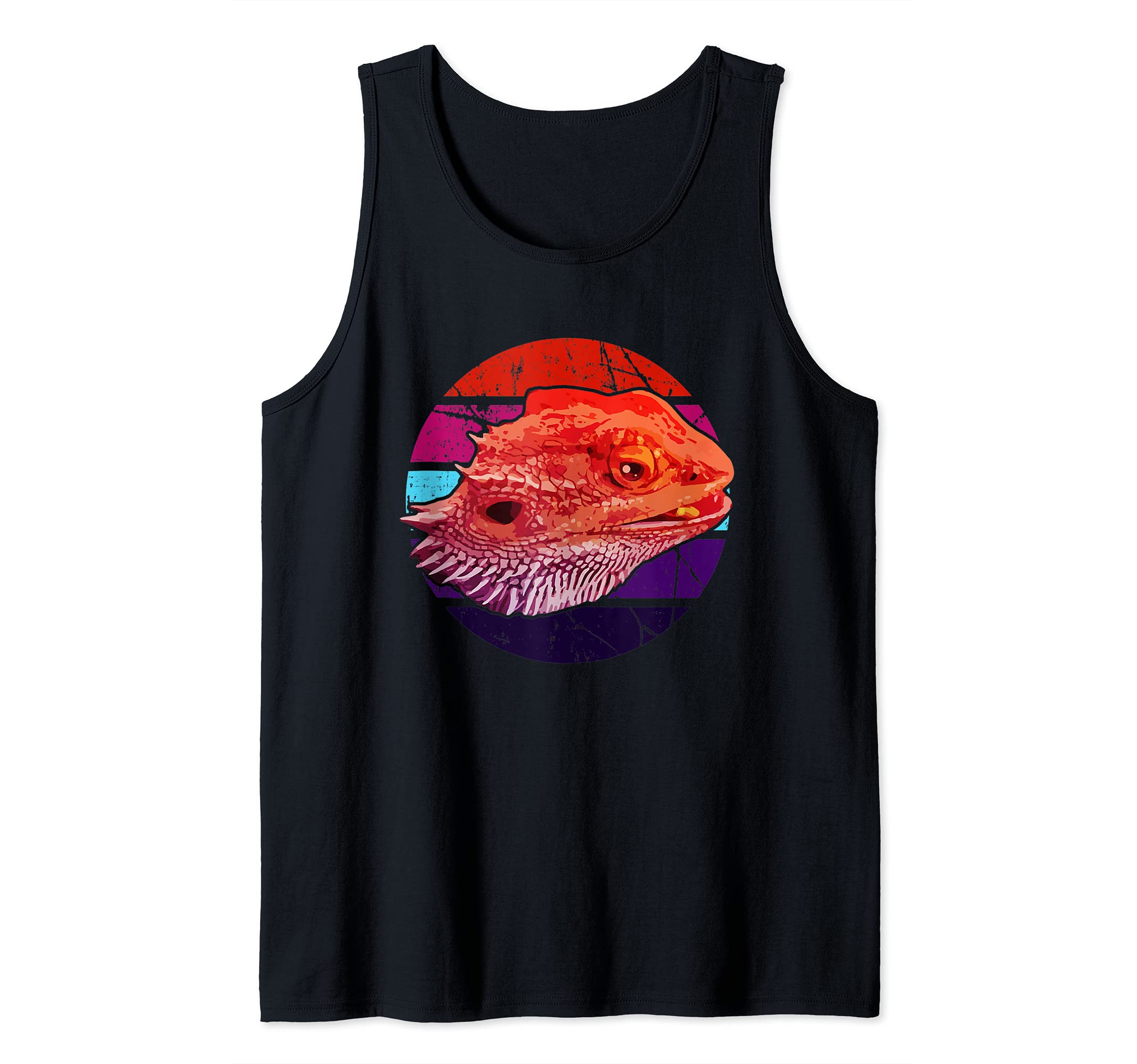 Tiny dinosaur - Lizard Reptile - Bearded Dragon Tank Top