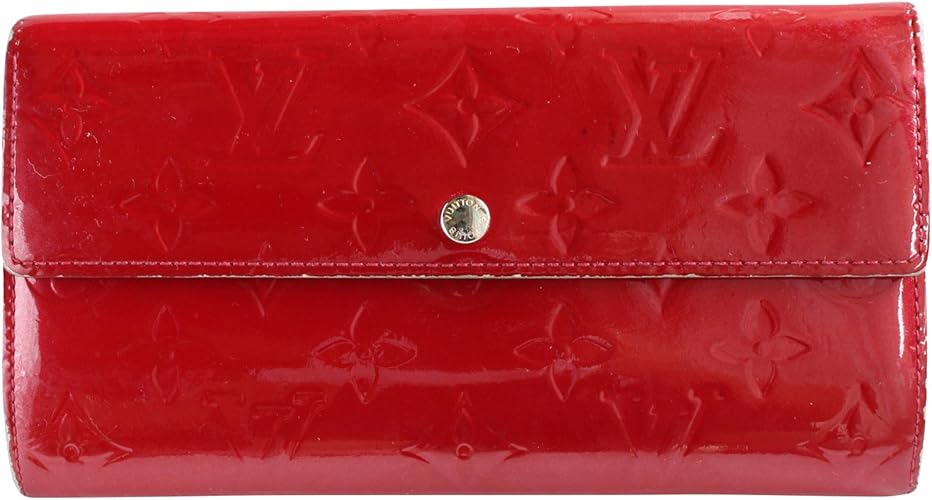 Amazon ルイヴィトン Louis Vuitton 長財布 新型 ヴェルニ ポムダムール 赤 サイフ ウォレット レディース ブランド M Louis Vuitton ルイヴィトン 財布