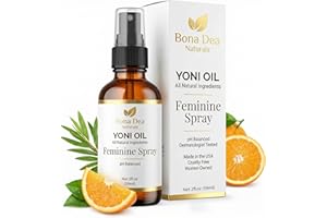 Yoni Oil & Feminine Spray – Natural Deodorant for Intimate Hygiene, Helps with Vaginal Odor, Itch, and pH Balance Care – Gent