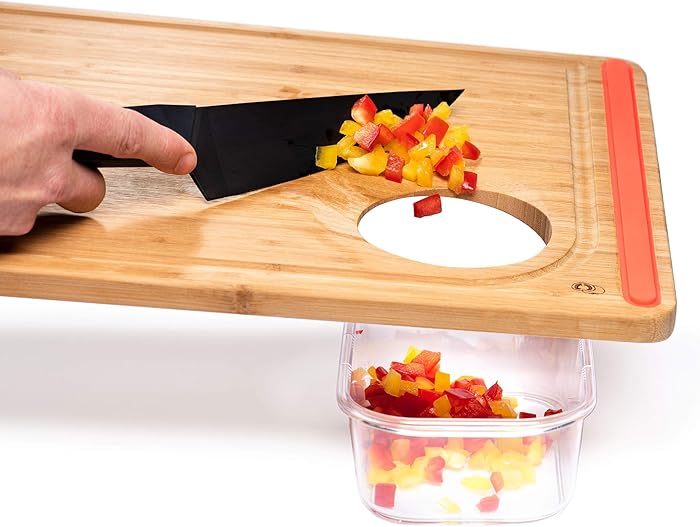 The 10 Best Cup Board Pro Messfree Bamboo Cutting Board With Cup Tray