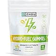 Zhou Nutrition Hydro-Fuel Electrolyte Gummies - Advanced Electrolyte Complex - Hydration and Cellular Energy Support Supplements - Vegan, 20 Servings, 60 Gummies