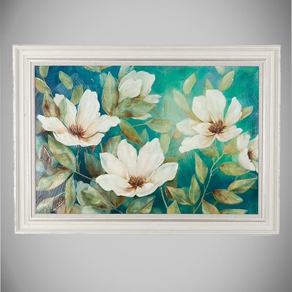 masterpieces Premium Hand Embellished Canvas with Double Frame, Oil