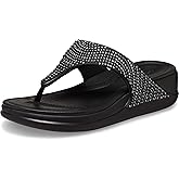 Crocs Women's Boca Bling Flip Wedge Platform Sandal