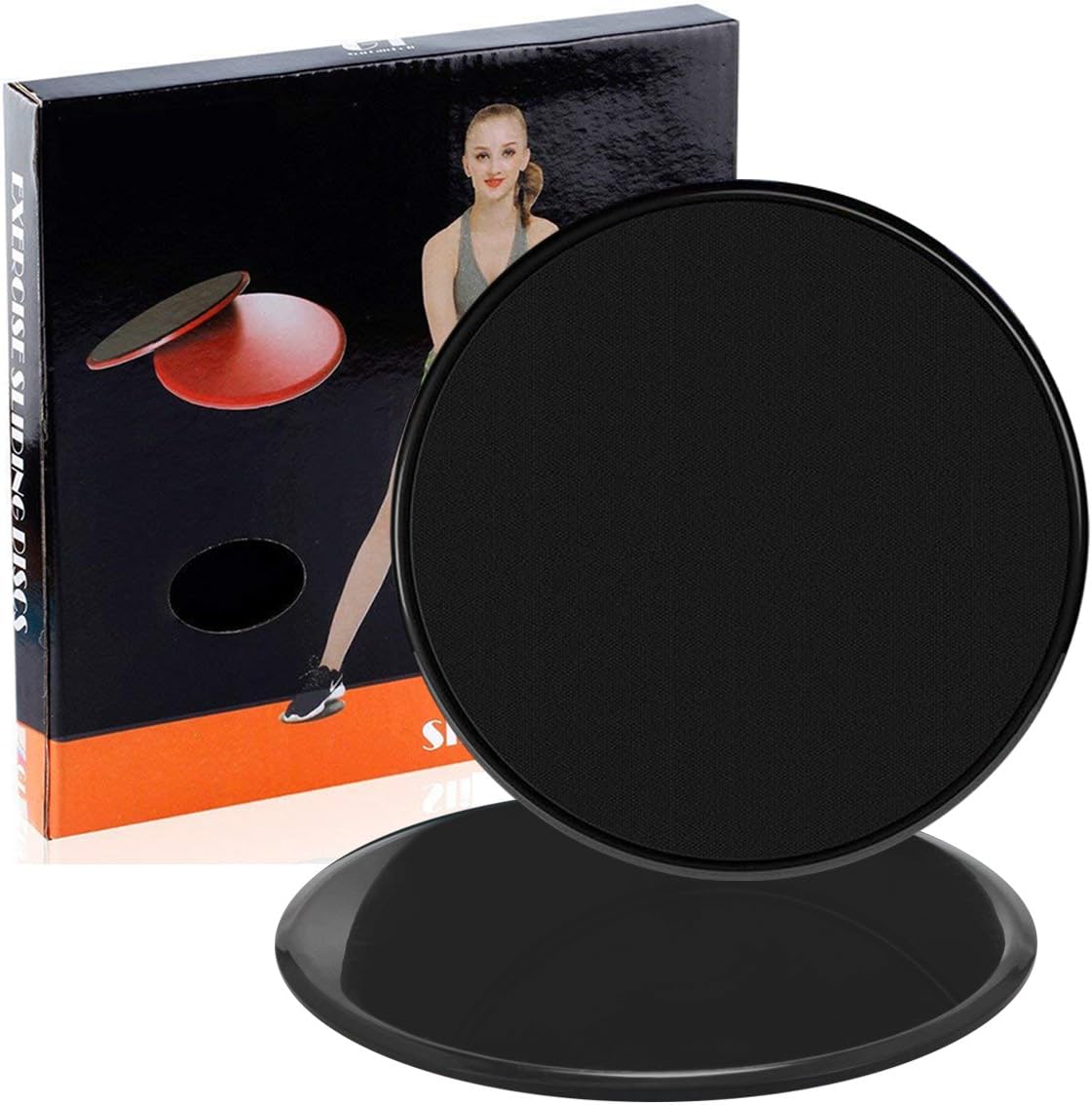 HEHUB Exercise Slider, Dual Sides Workout Slider Strength Slider Gliding Discs for Core Exercise and Full Body Workout-Abdominal Fitness Equipment Work on Any Surface