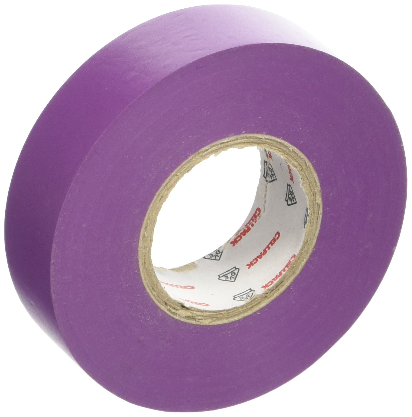 Cellpack No. 128 PVC Electrical Insulation Tape Dimensions 25 m x 19mm x 0.15 mm (Length x Width x Thickness) - Purple