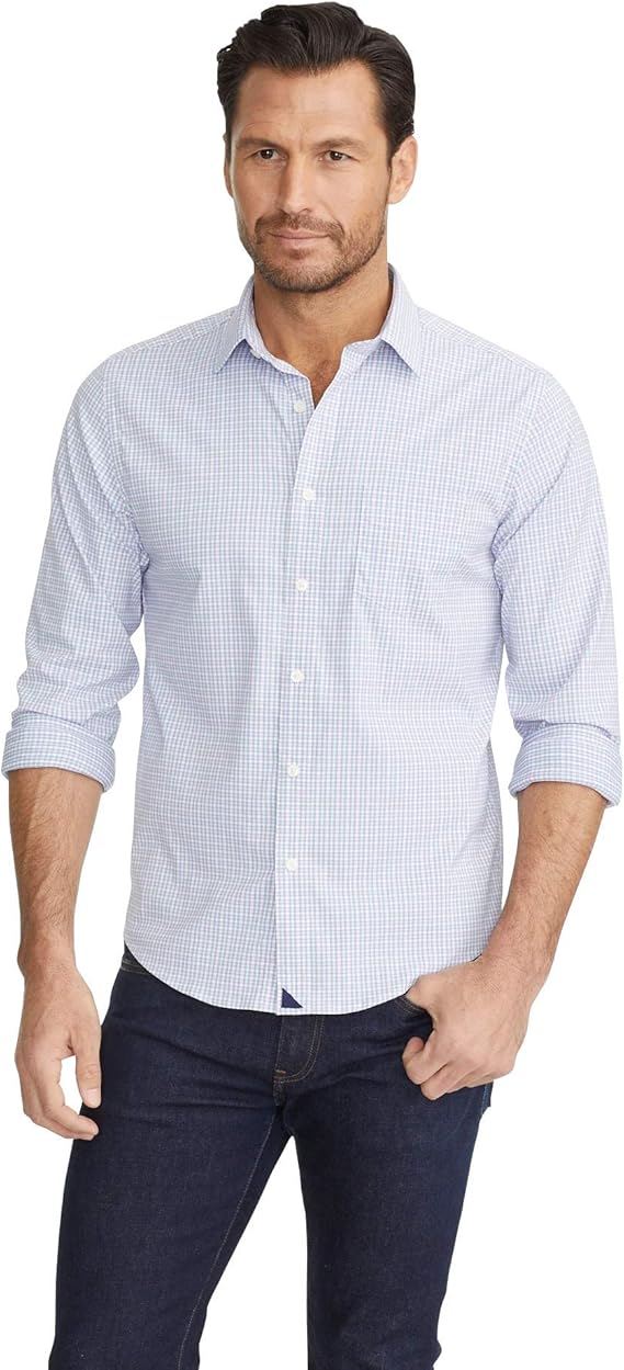 UNTUCKit Dalton Untucked Shirt for Men, Long Sleeve, WrinkleFree