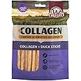 Wild Eats Real Duck Collagen Sticks for Dogs (25 Pack,5 Inch) Long Lasting Dog Chews No Hide Dog Treat Bully Stick Rawhide Free,Grain Free,High Protein
