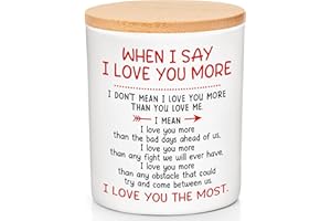 VIWIX Valentines Day Gifts for Him, Her - Anniversary Couple, Valentines Gifts, Romantic Gifts for Husband, Wife, Men, Women, Boyfriend, Girlfriend, Love Candle - Lemongrass Valentines Candles 10 Oz