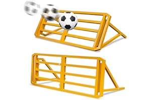 JIRTEMOT Portable Soccer Rebound Board, Foldable Soccer Training Equipment, Two Angle-Adjustable Rebound Boards for Passing, Control, and Reflexes, Suitable for Teens, and Adults