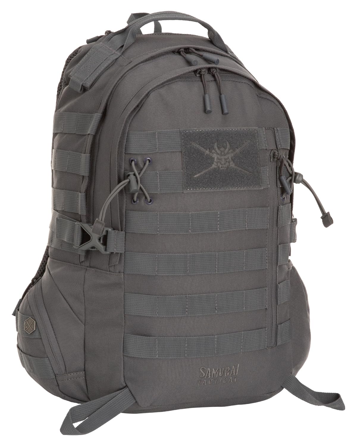 Photo 1 of ***FROMT ZIPPER IS BROKEN***SAMURAI TACTICAL Hanzo Tactical Day Pack Backpack, Turbulence Blue Grey, One Size