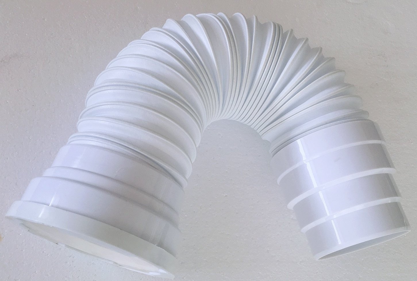 Extension Pipe Between Toilet and Macerator White Extension Pipe Rough