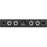 Polk Monitor XT35 Slim Center Channel Speaker - Hi-Res Audio Certified, Dolby Atmos & DTS:X Compatible, 1" Terylene Tweeter & Four 3" Dynamically Balanced Woofers, Wall-Mountable, Midnight Black