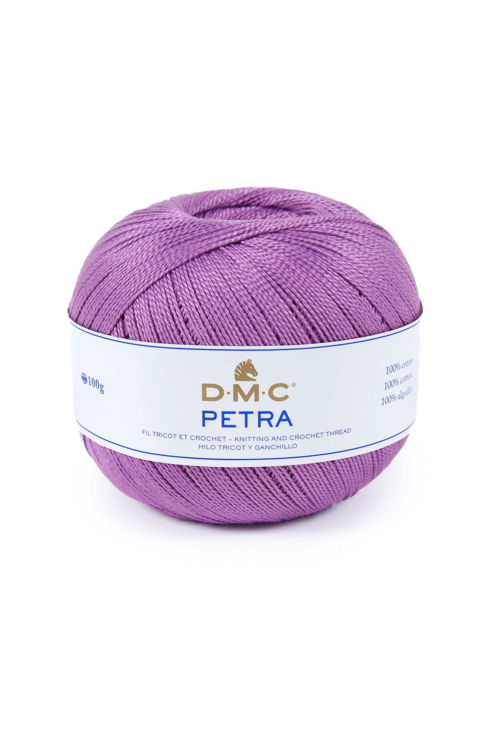 DMC 453415/Petra Crochet Cotton Thread Size 3, 53837, Lavender โ image 1